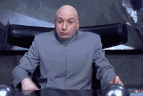 A gif showing Dr. Evil say 'One Million NFTs'