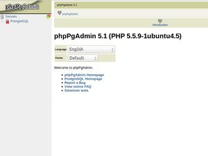 Quick setup for PostgreSQL + phpPgAdmin + Nginx