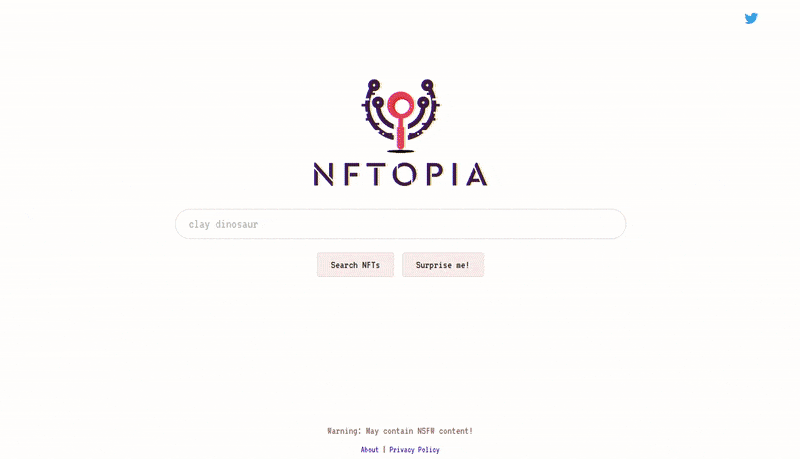 Nftopia.ai site preview